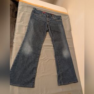 AG Adriano Goldschmied Medium Wash Wide Leg Jeans